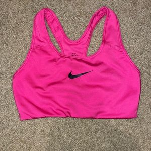 Nike Dri-Fit Racerback Pink Sports Bra Women’s Size Small (S)